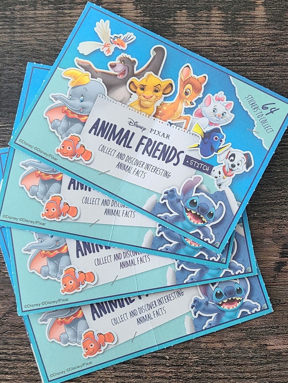Disney Stickers - Animal Friends 4 Pack (16 Stickers)